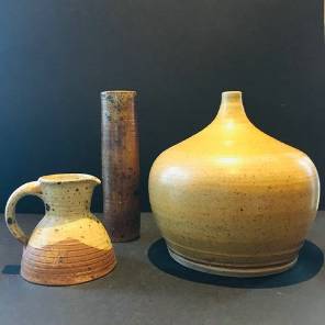 Collection of early to mid 20th century French and Swedish  ceramic vases